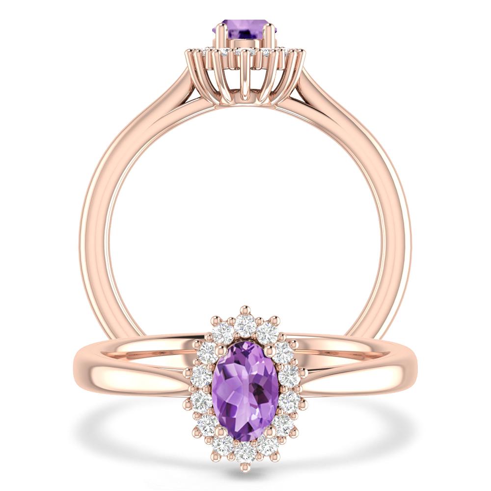 Rose Gold - Amethyst