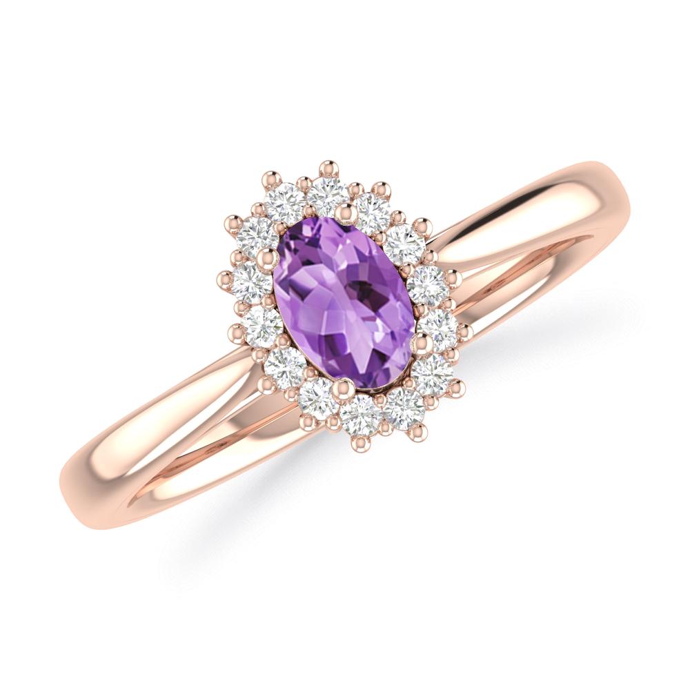 Rose Gold - Amethyst