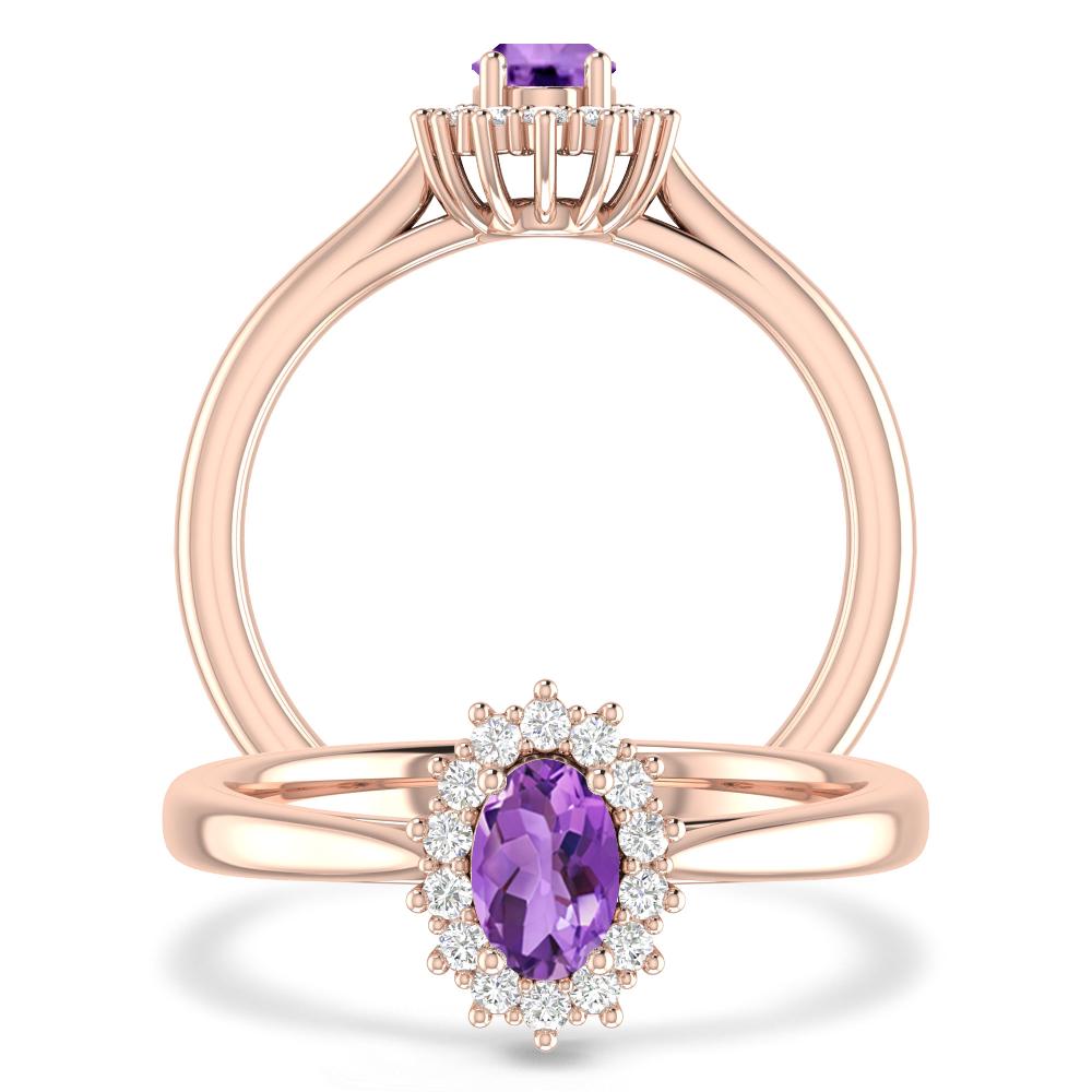 Rose Gold - Amethyst