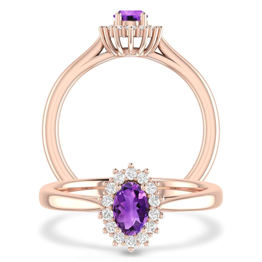 Rose Gold - Amethyst