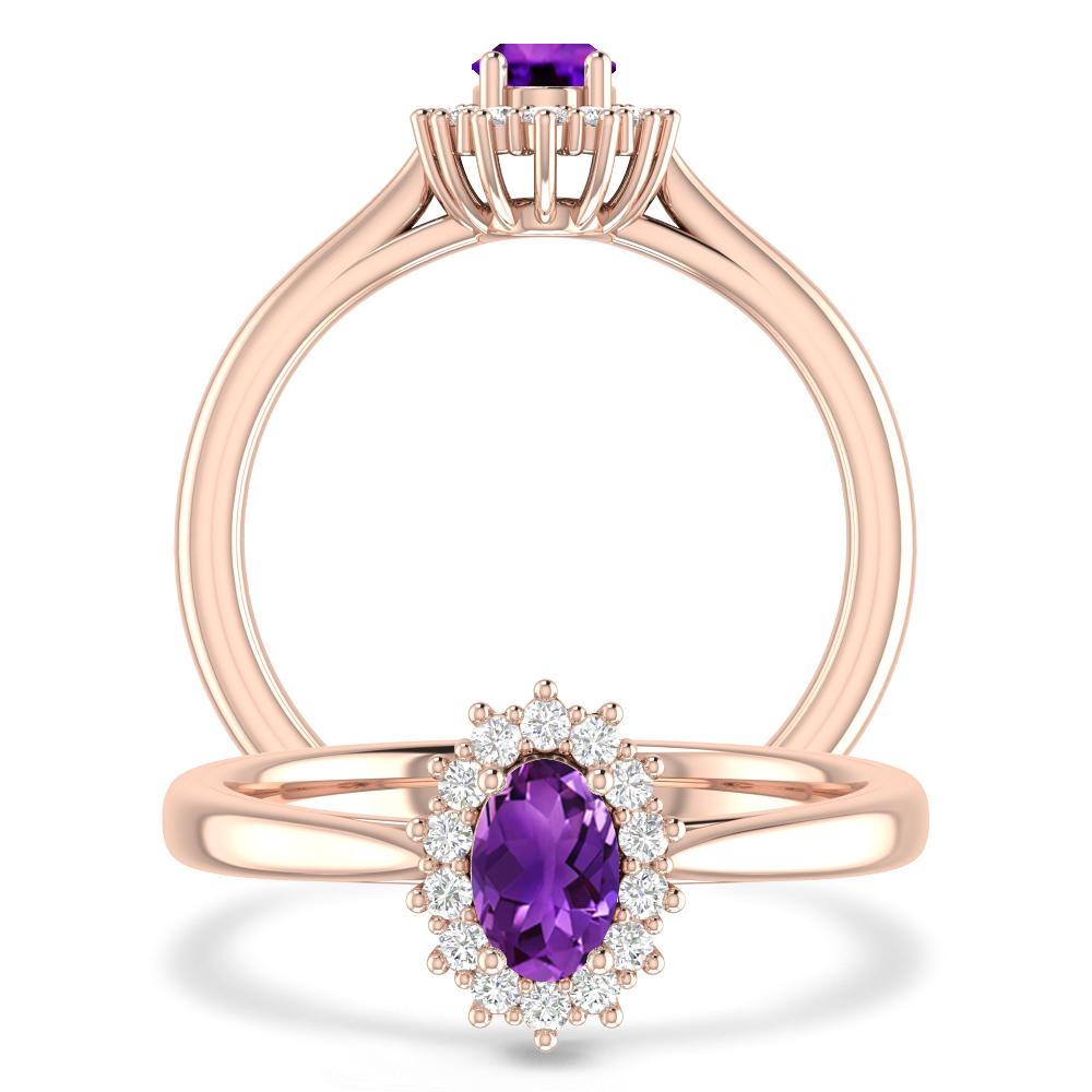 Rose Gold - Amethyst