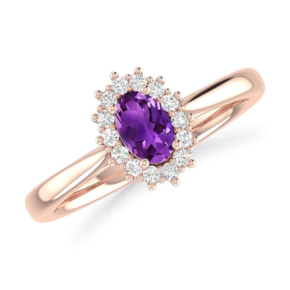 Rose Gold - Amethyst