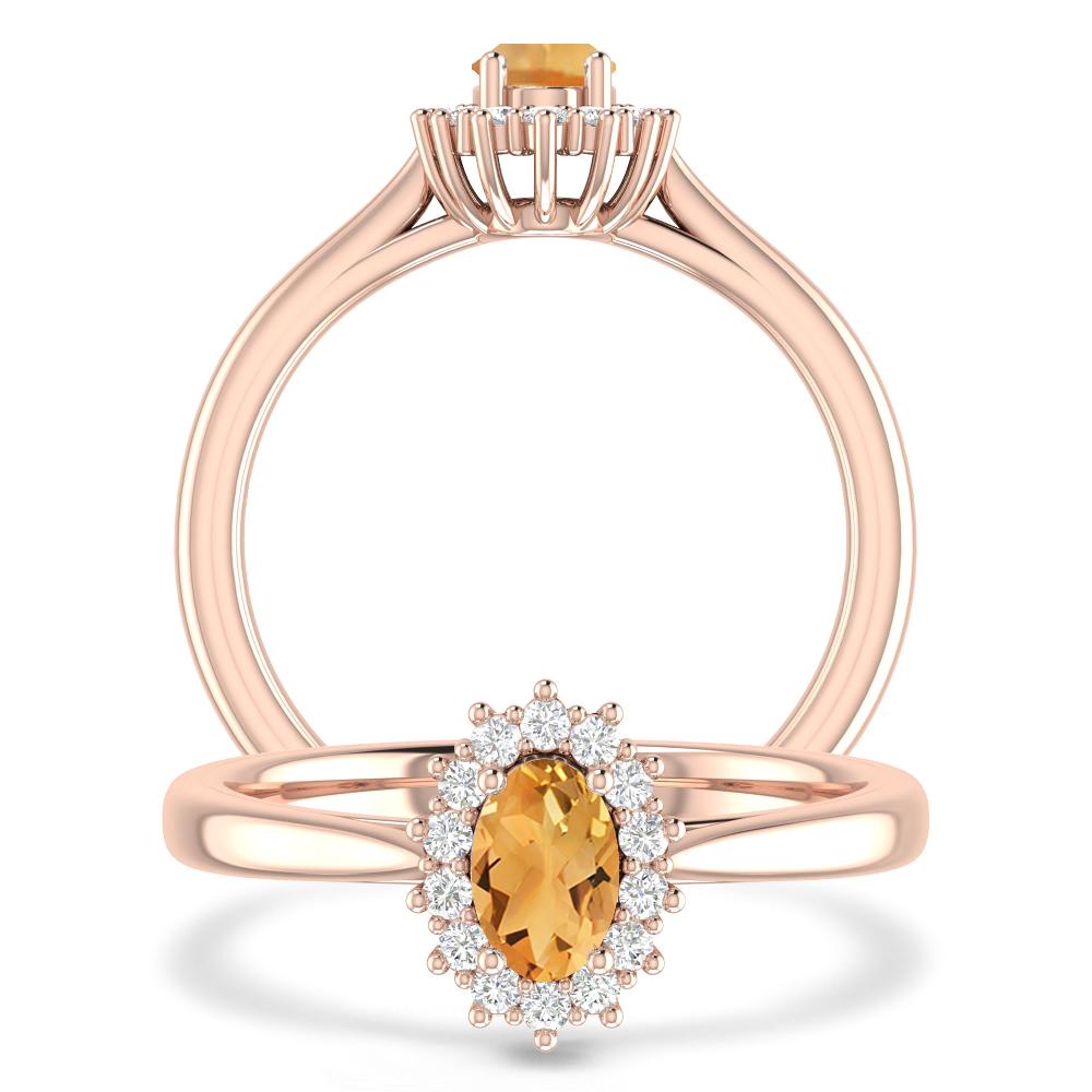 Rose Gold - Citrine