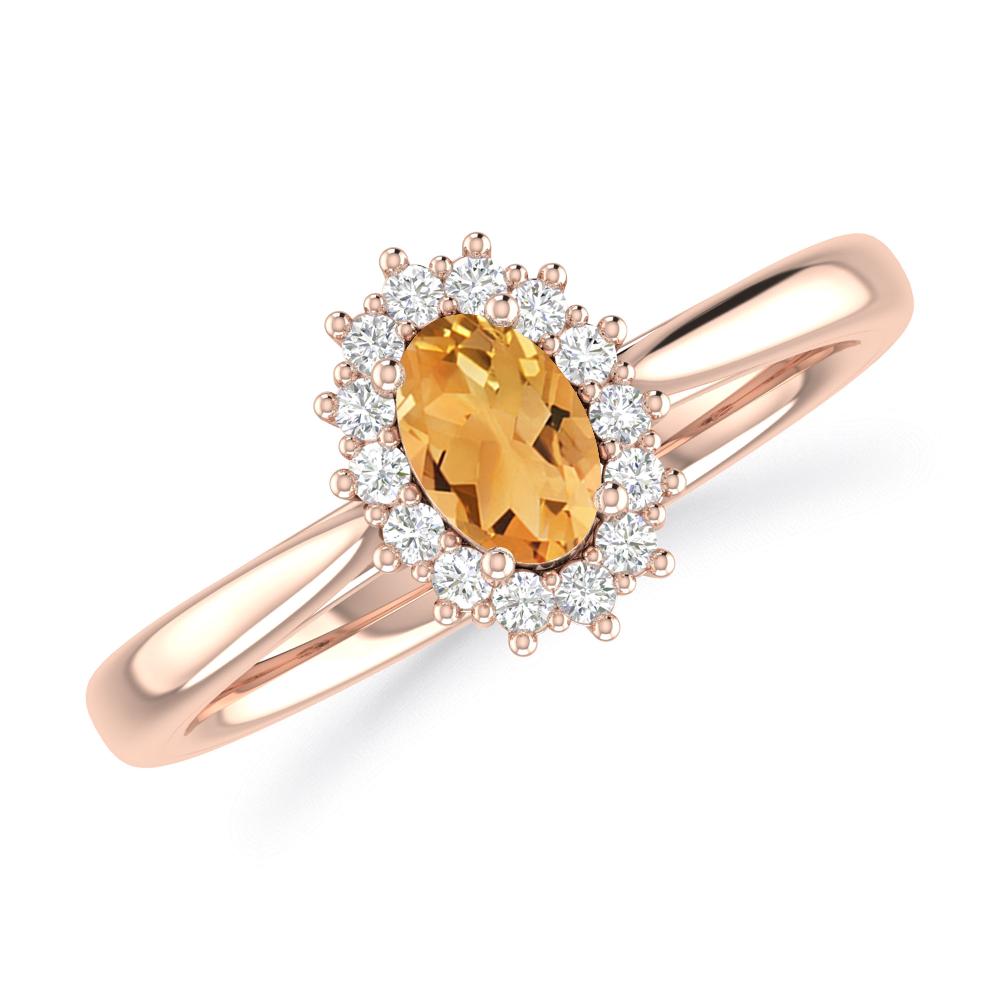 Rose Gold - Citrine