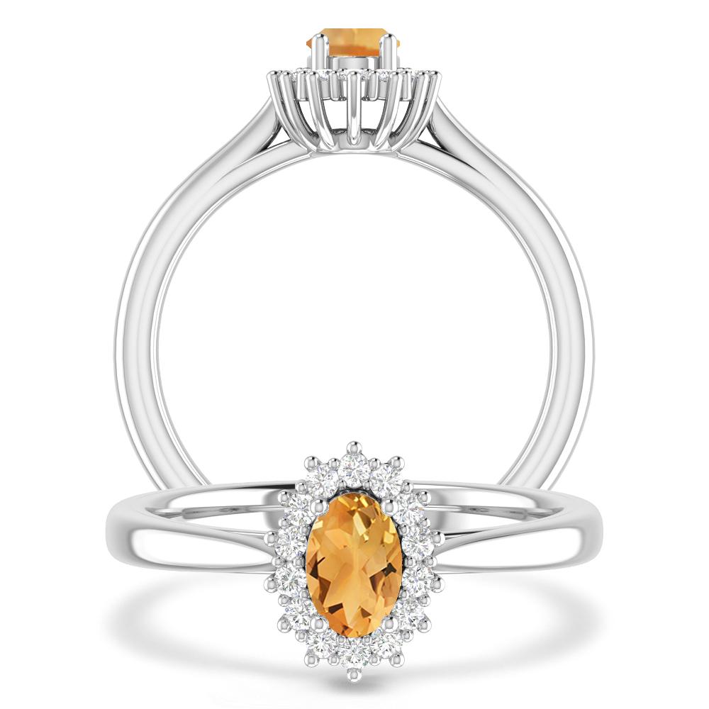 White Gold - Citrine