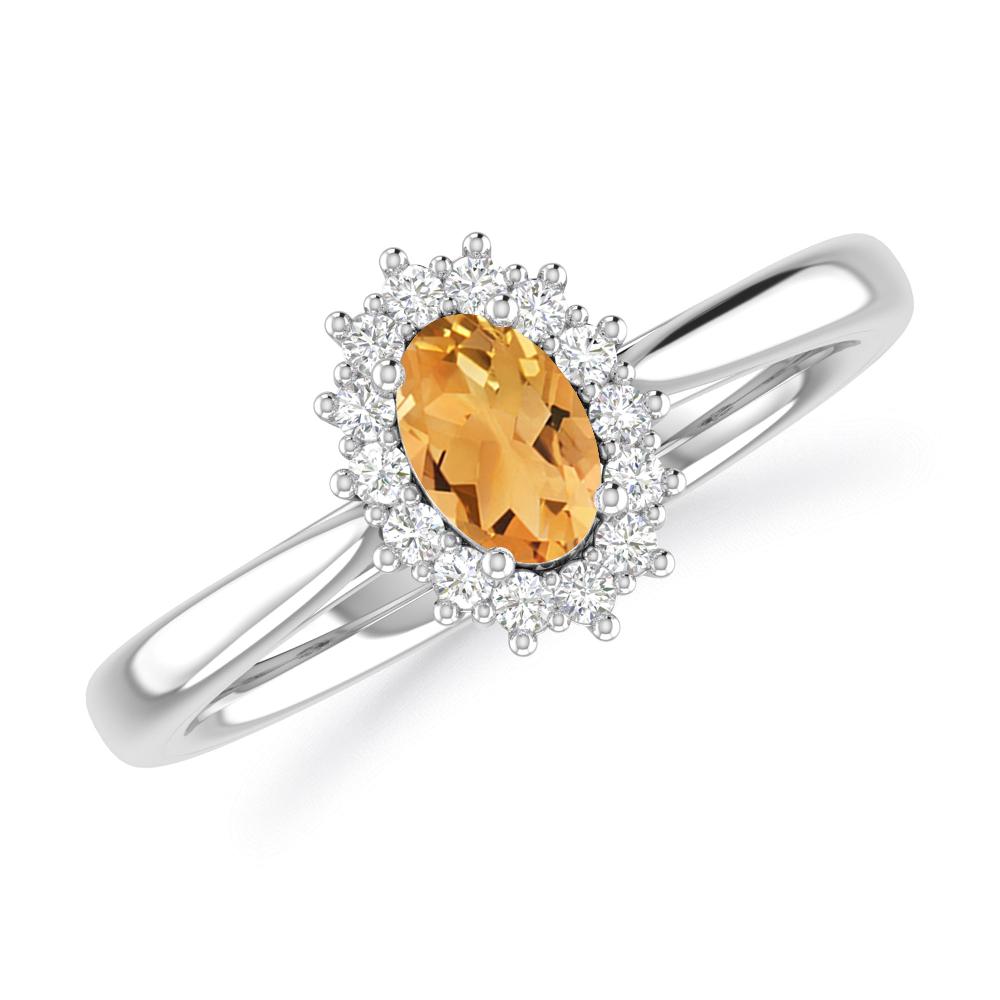 White Gold - Citrine