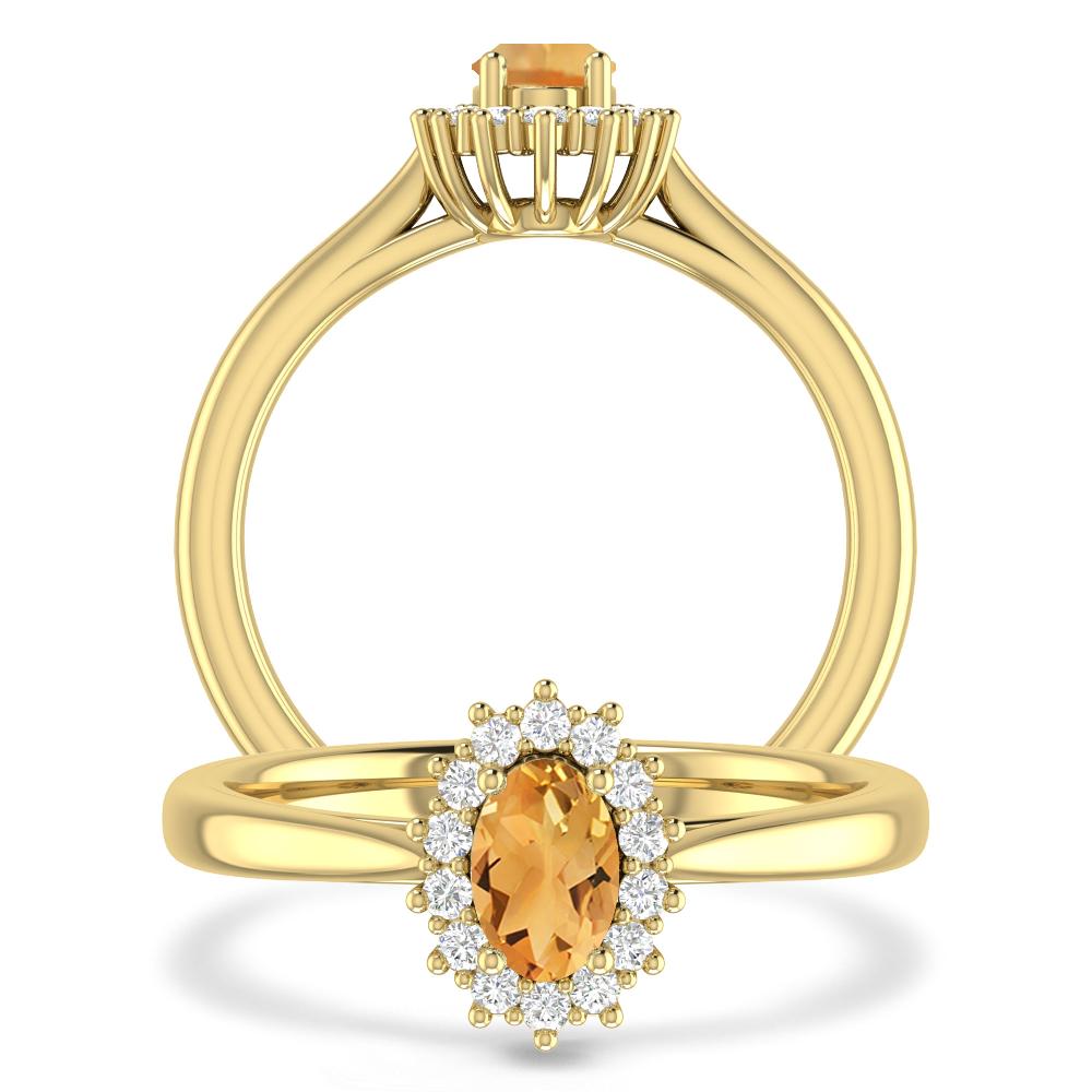 Yellow Gold - Citrine