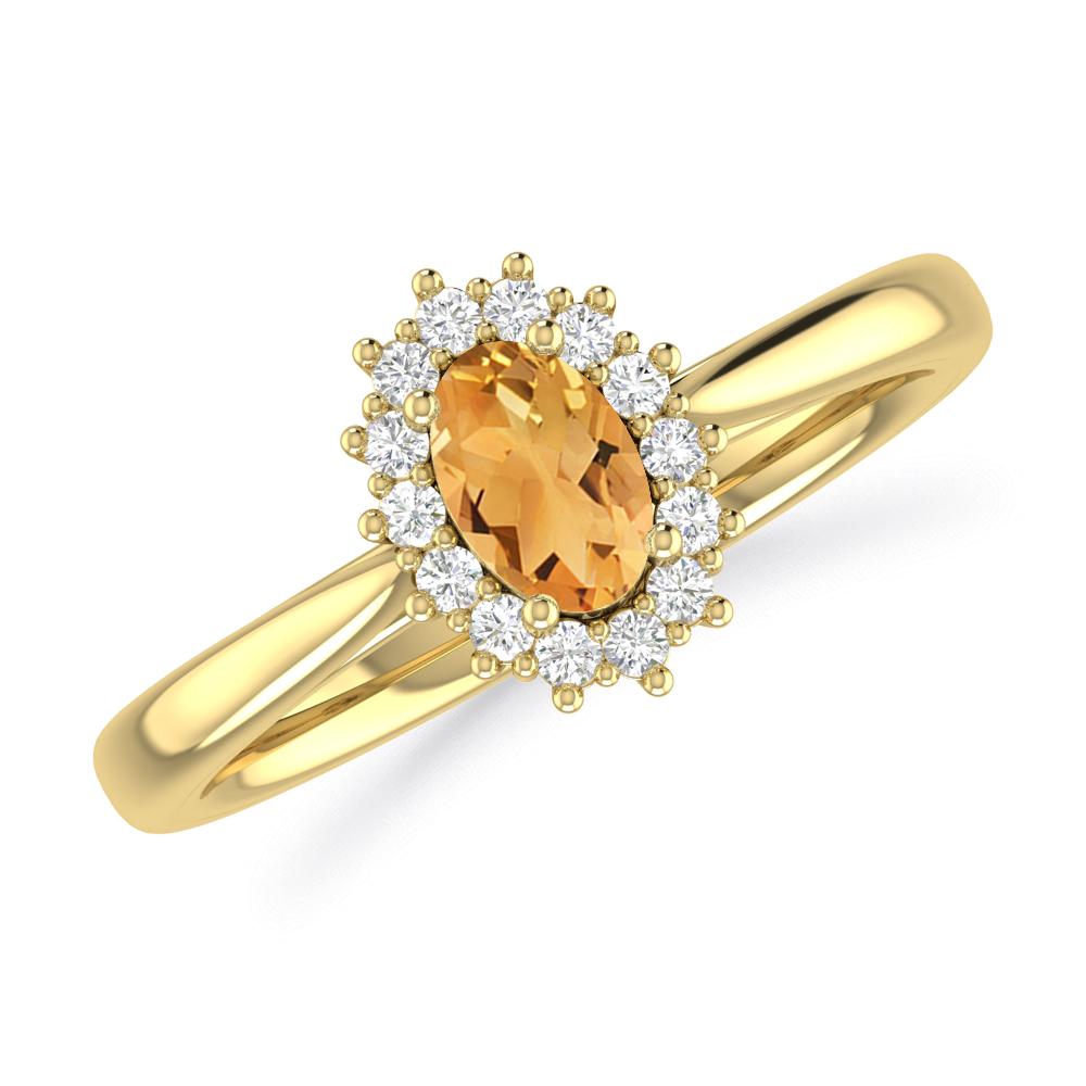 Yellow Gold - Citrine