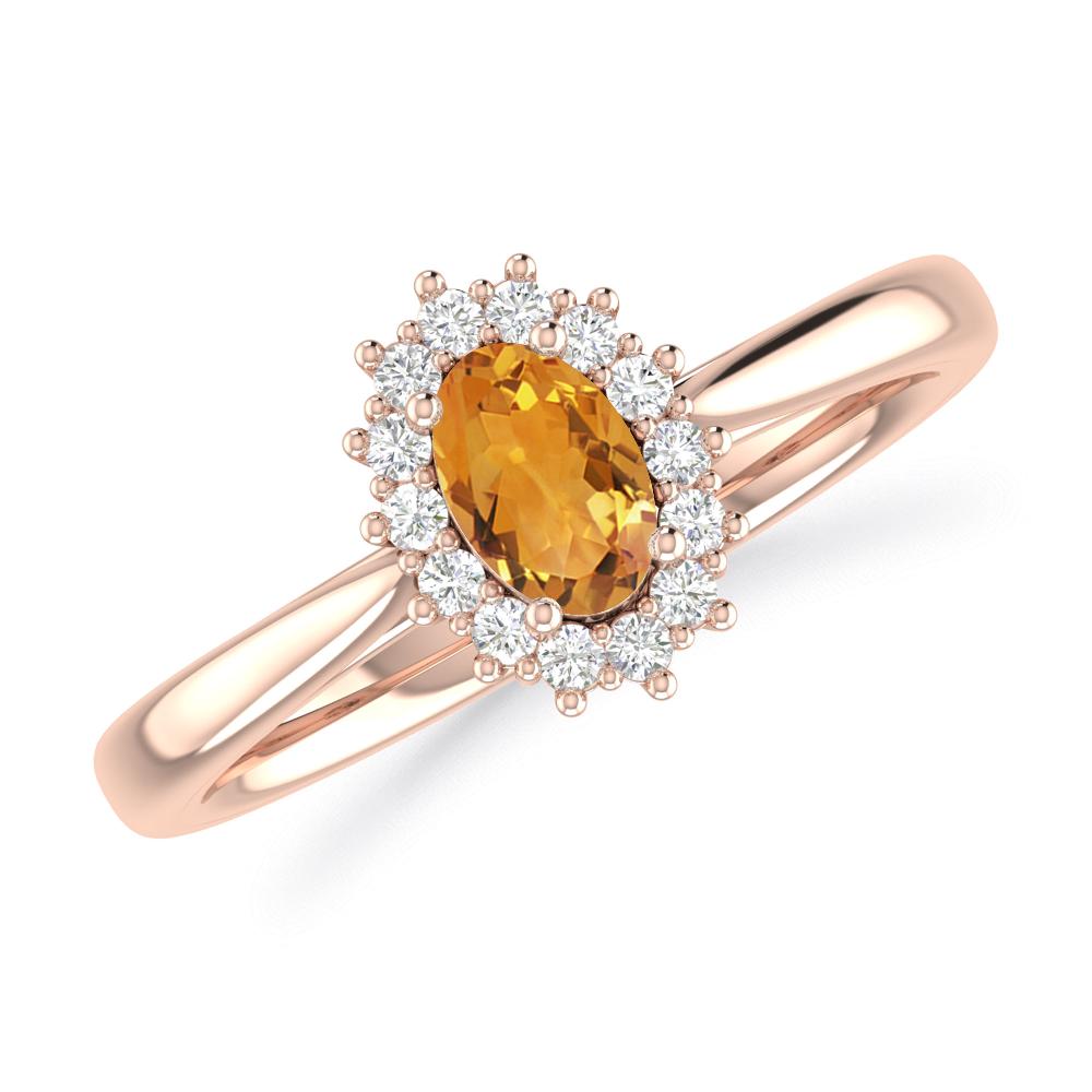 Rose Gold - Citrine