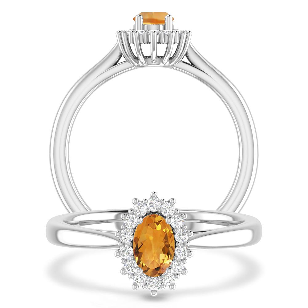 White Gold - Citrine