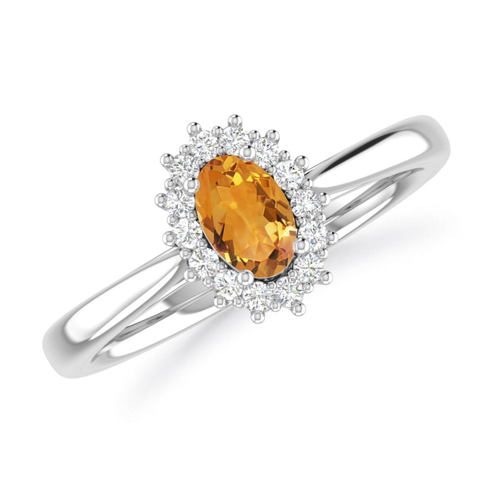 White Gold - Citrine