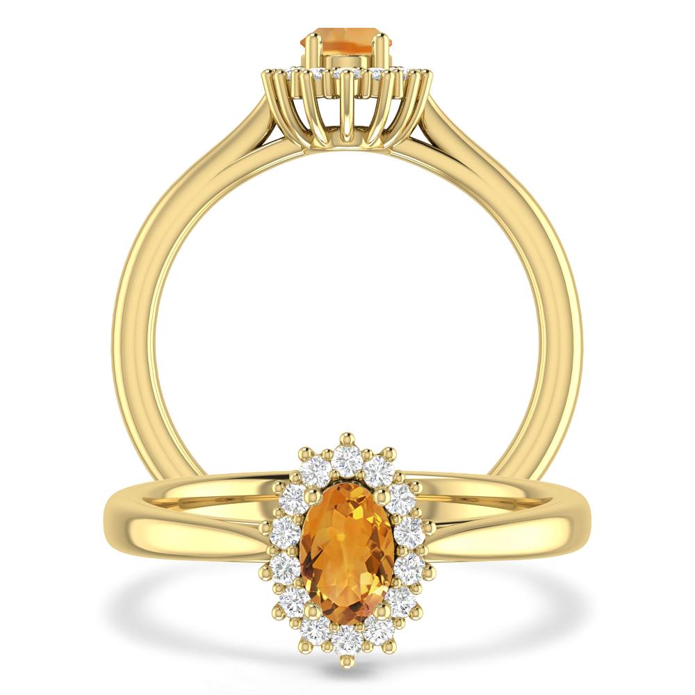 Yellow Gold - Citrine