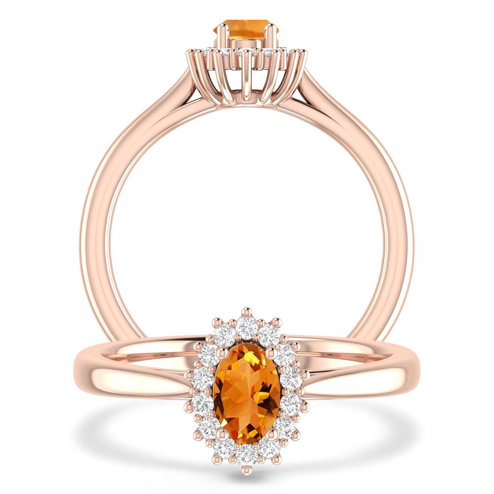 Rose Gold - Citrine