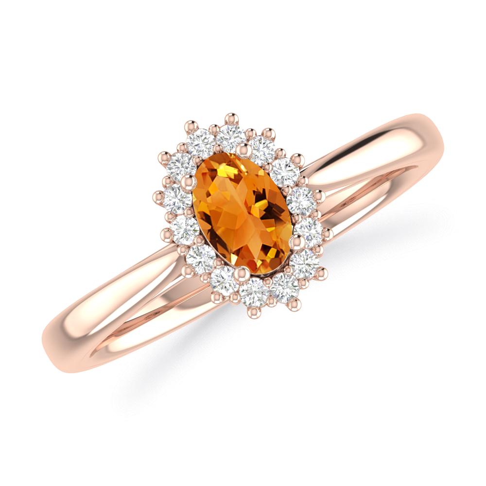 Rose Gold - Citrine