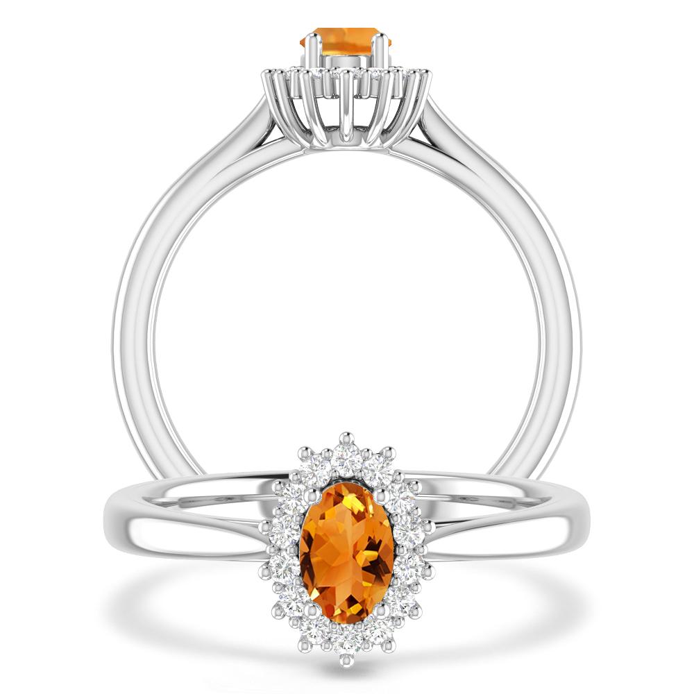 White Gold - Citrine