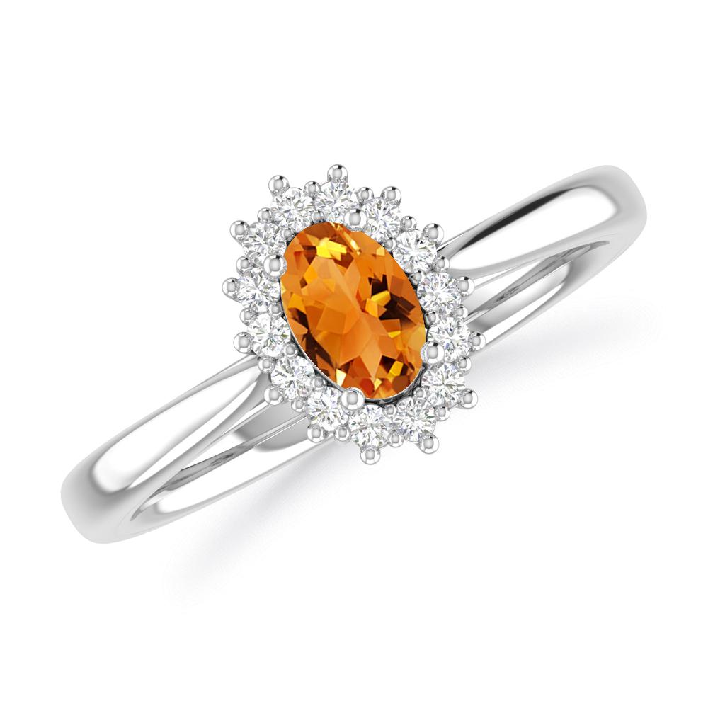 White Gold - Citrine