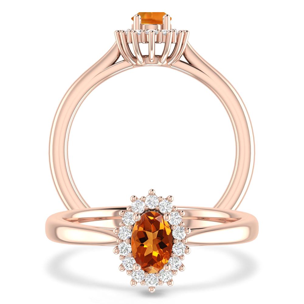 Rose Gold - Citrine