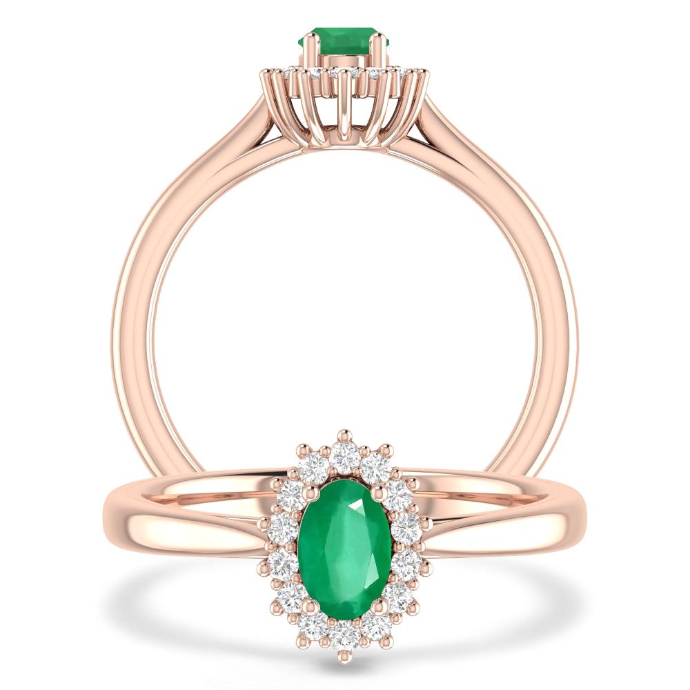 Rose Gold - Emerald