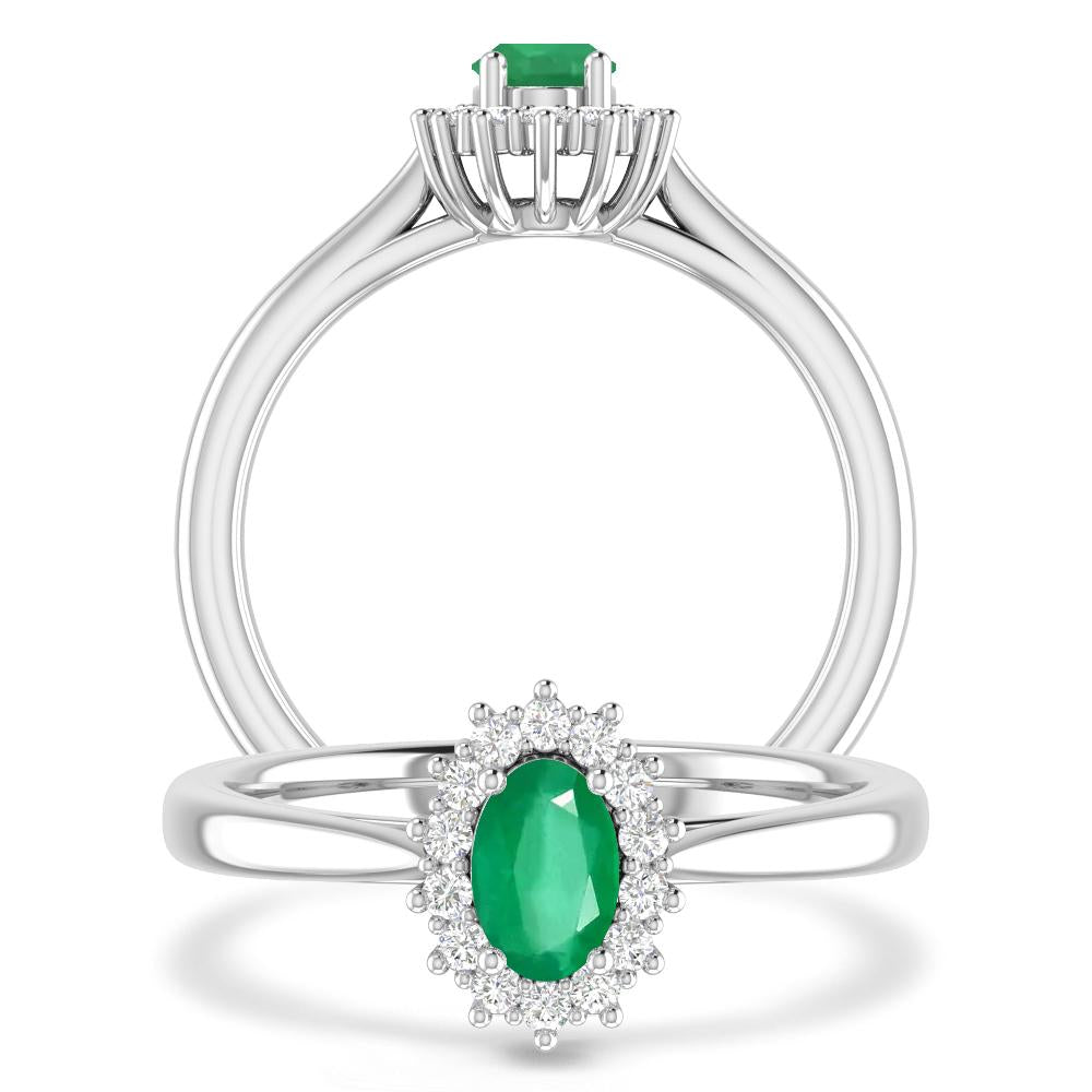 White Gold - Emerald