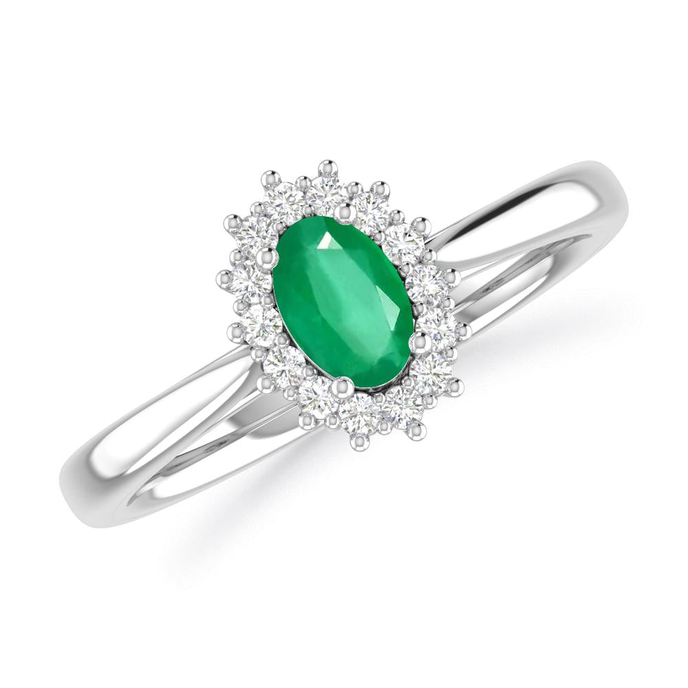 White Gold - Emerald