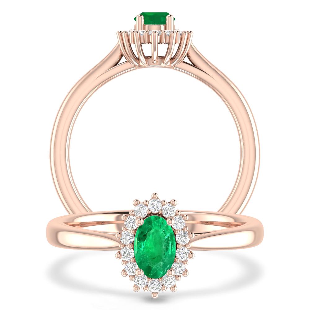 Rose Gold - Emerald