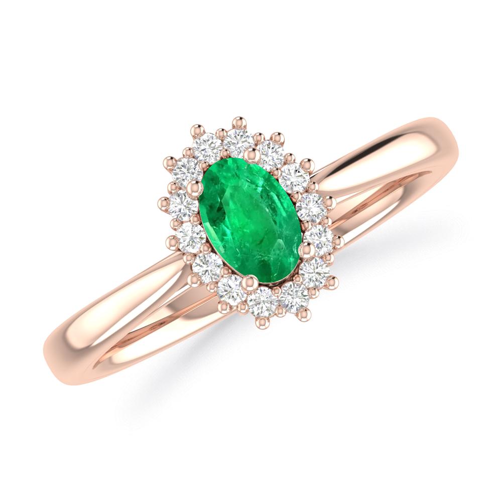 Rose Gold - Emerald