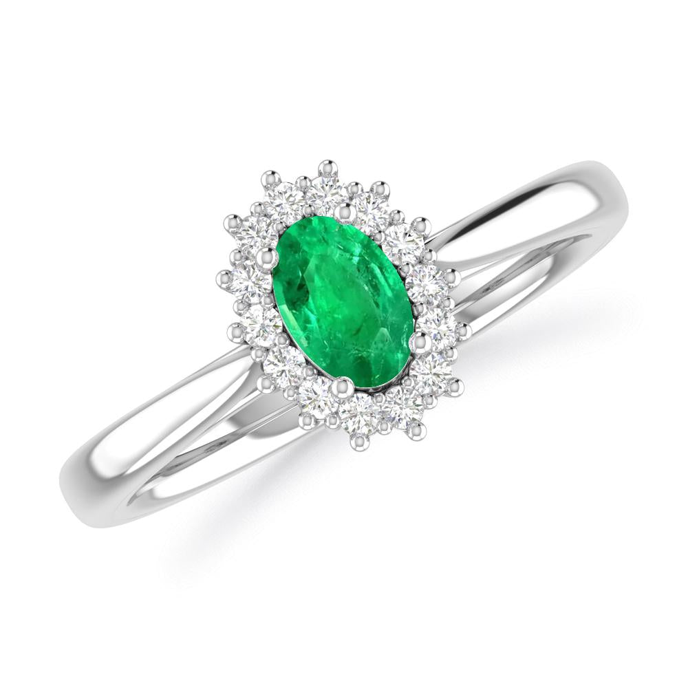 White Gold - Emerald