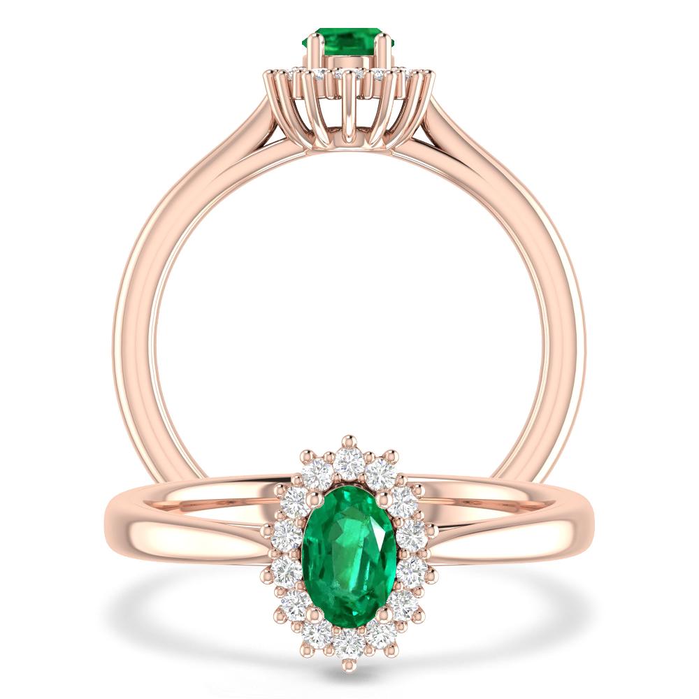 Rose Gold - Emerald