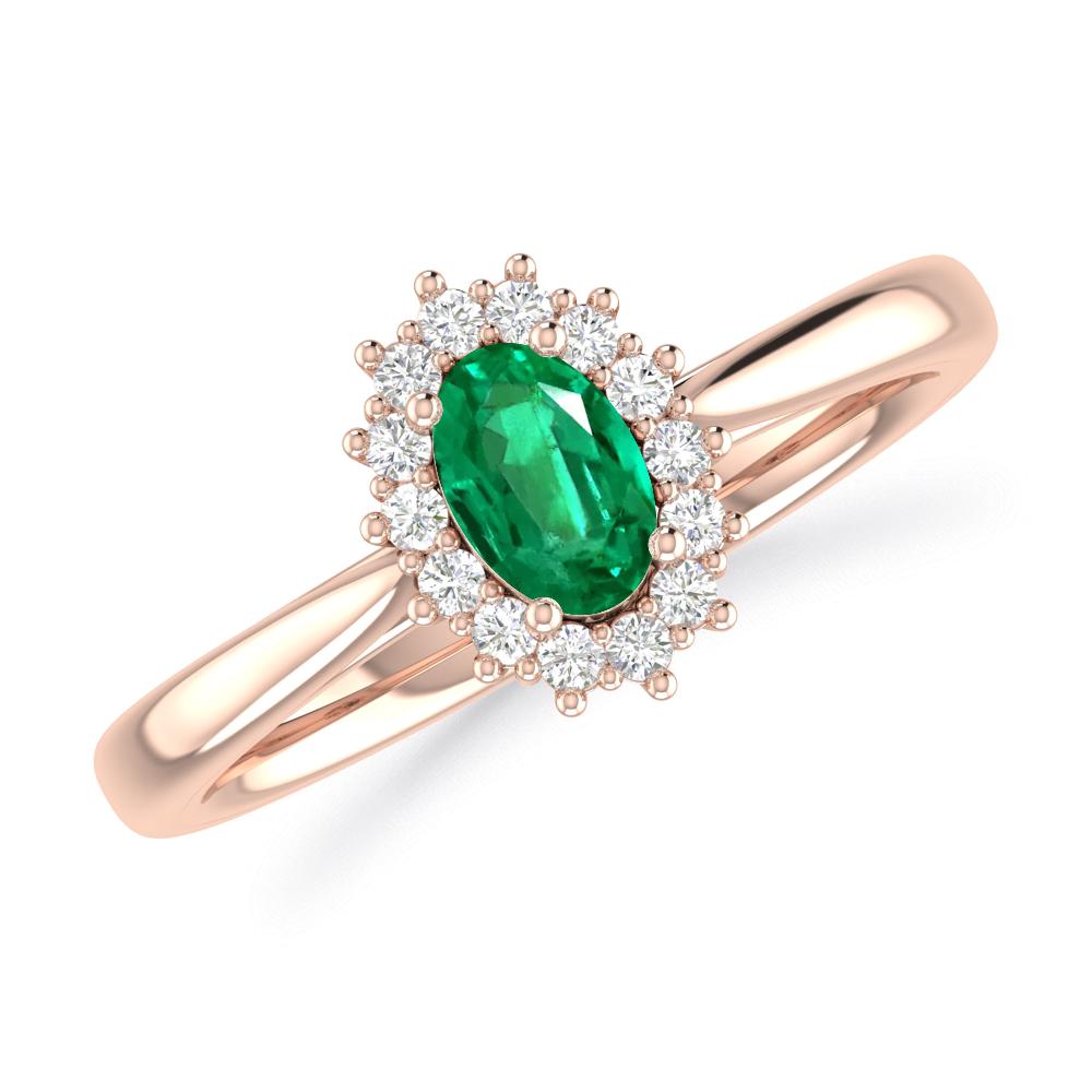 Rose Gold - Emerald