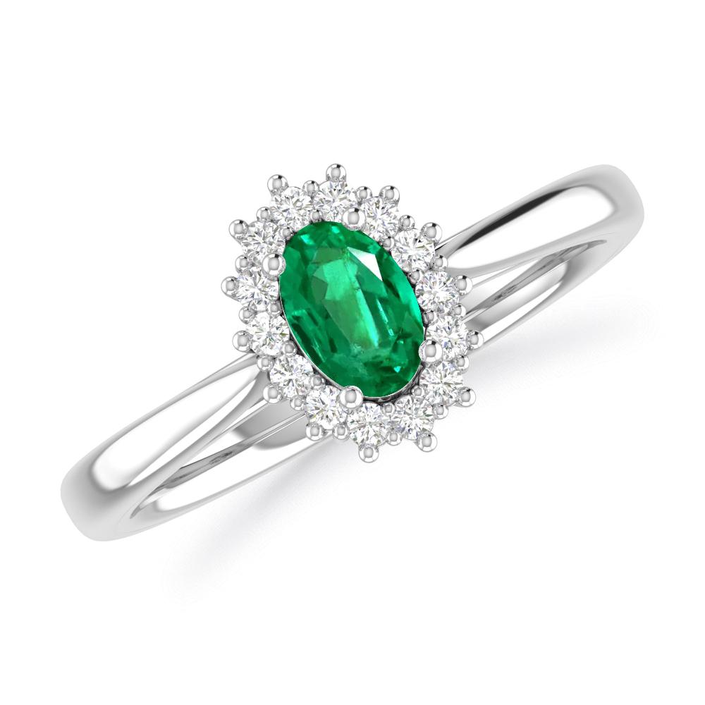 White Gold - Emerald