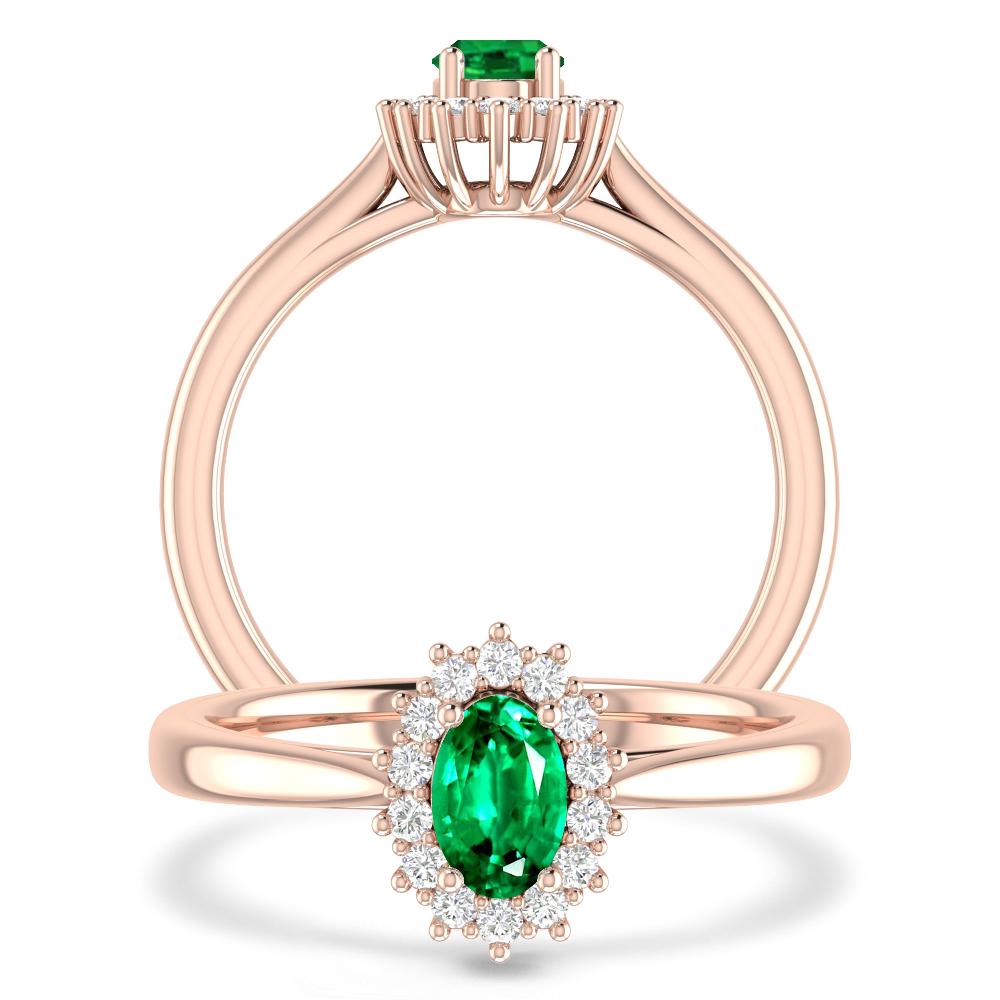 Rose Gold - Emerald