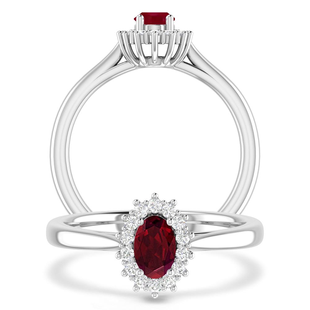 White Gold - Garnet