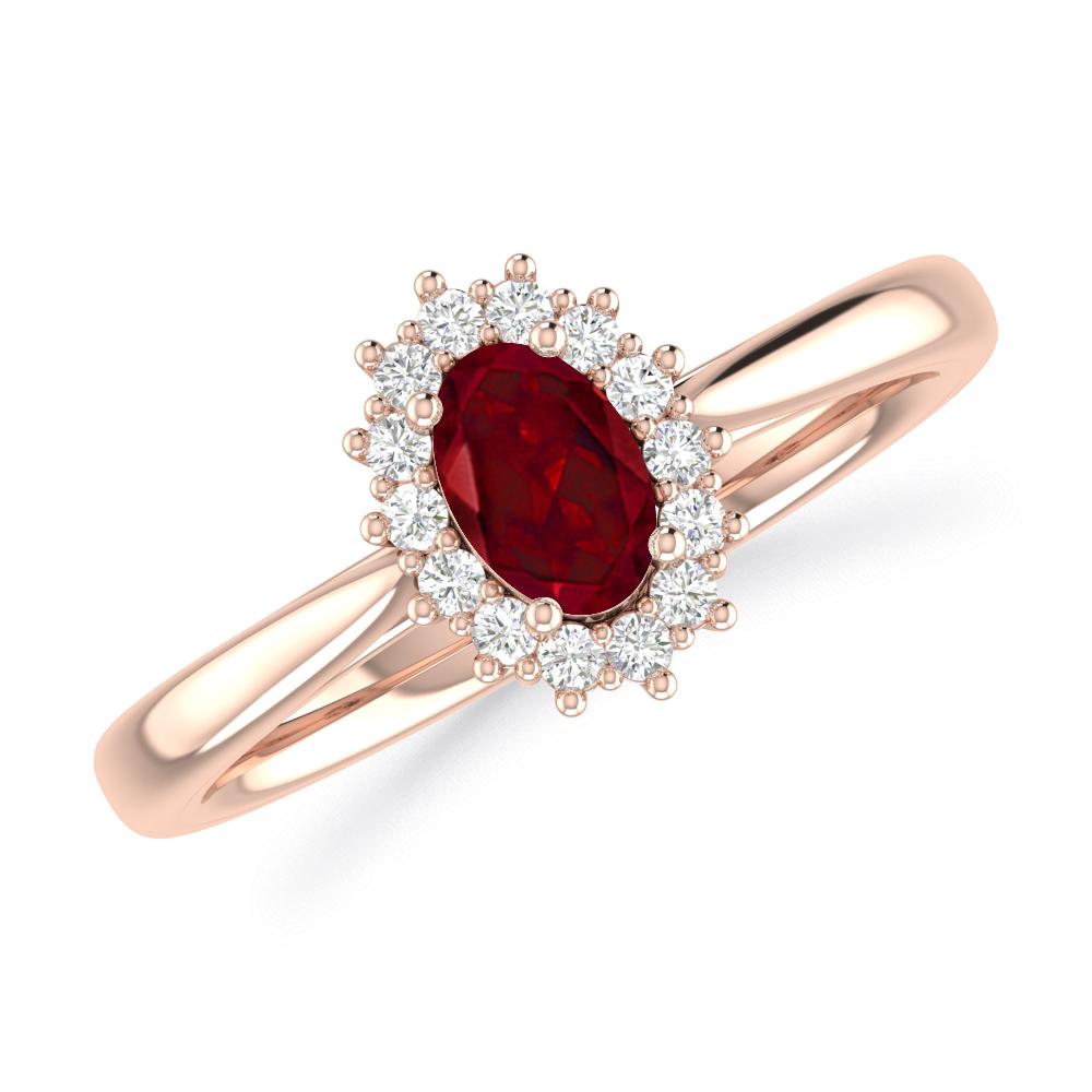 Rose Gold - Garnet