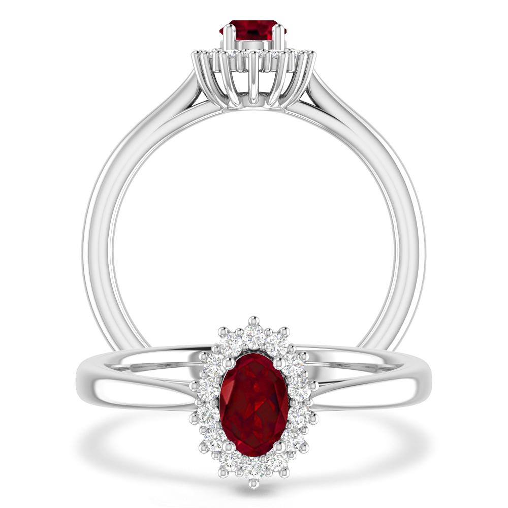 White Gold - Garnet