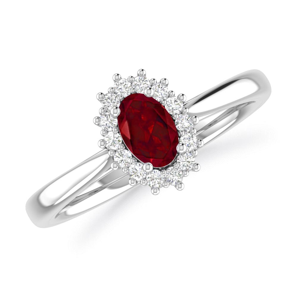 White Gold - Garnet