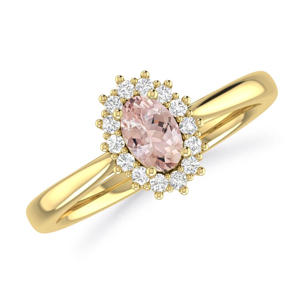 Yellow Gold - Morganite