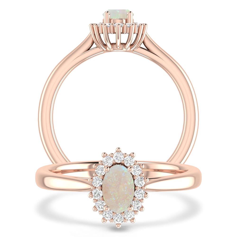 Rose Gold - Opal