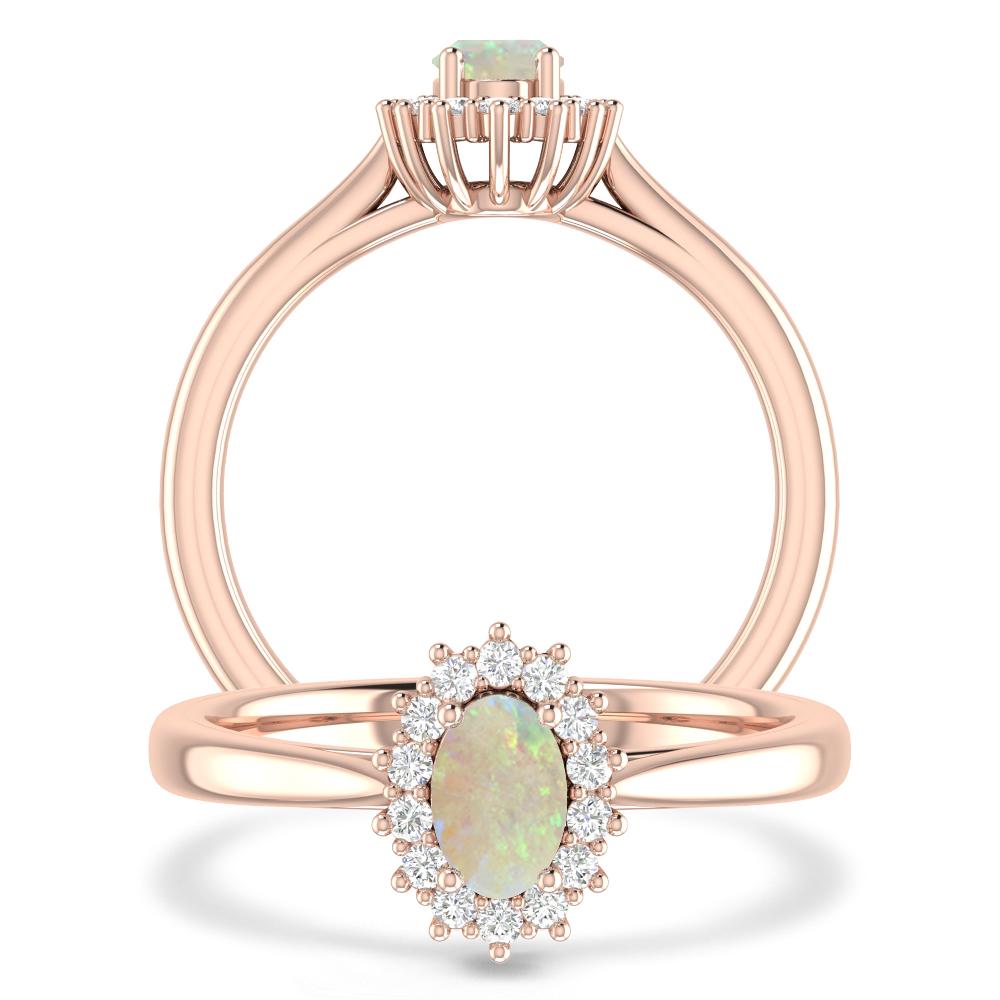 Rose Gold - Opal