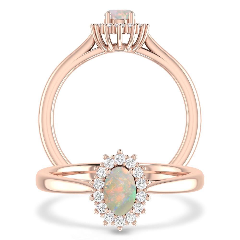 Rose Gold - Opal