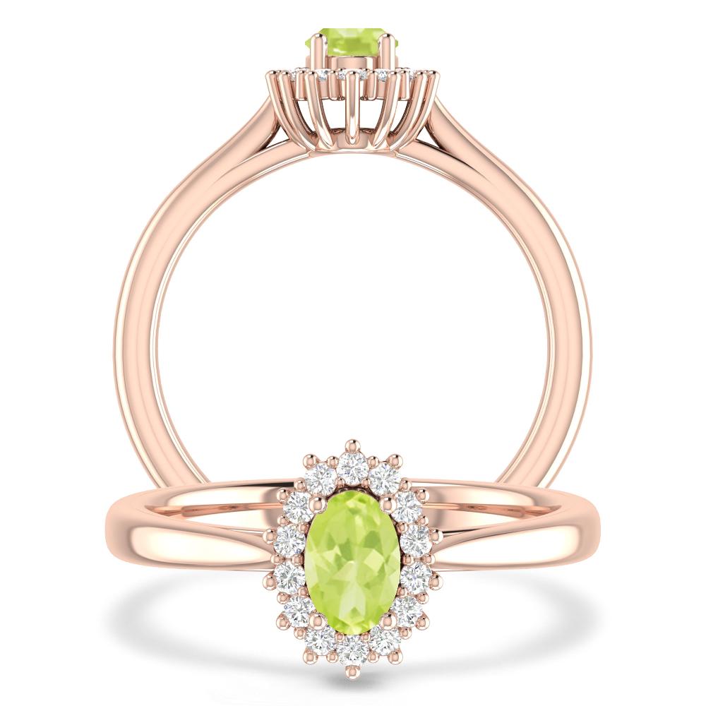 Rose Gold - Peridot