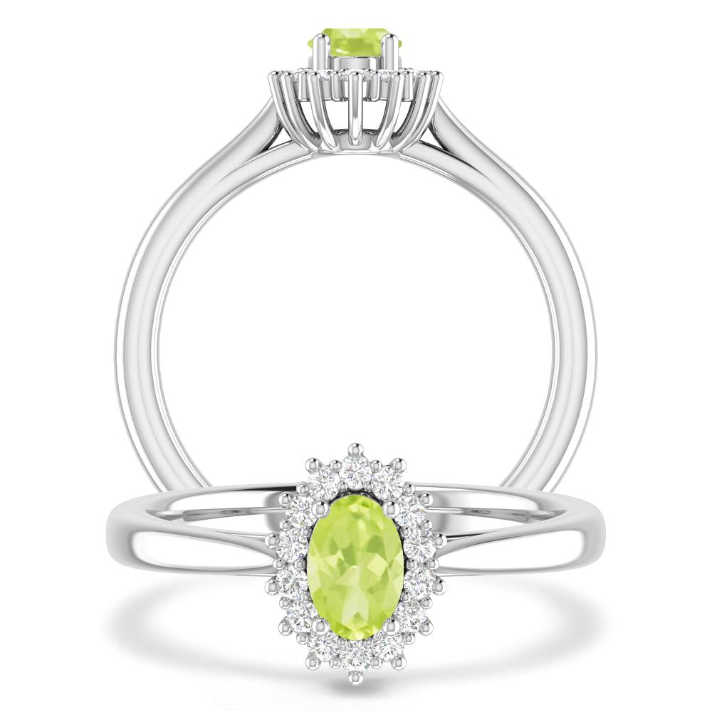 White Gold - Peridot