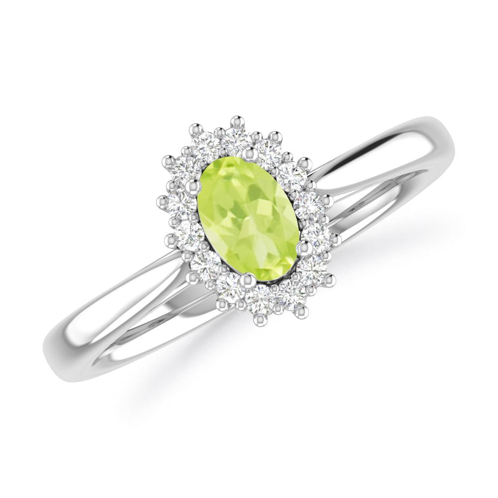 White Gold - Peridot