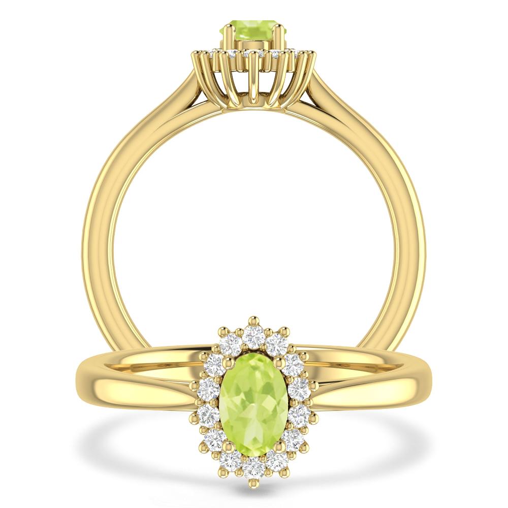 Yellow Gold - Peridot