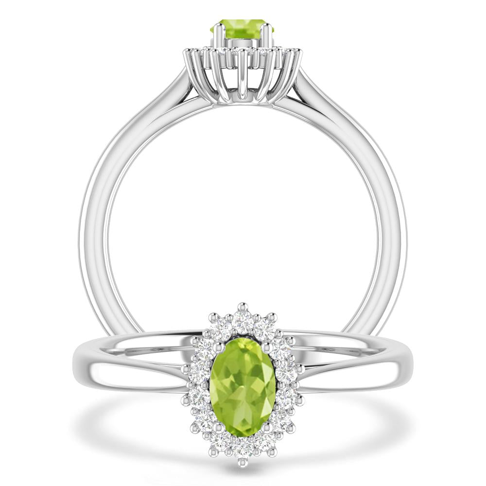 White Gold - Peridot