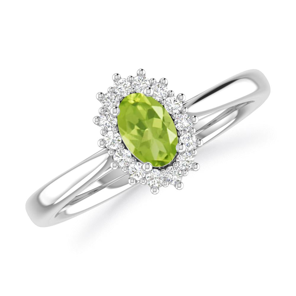 White Gold - Peridot