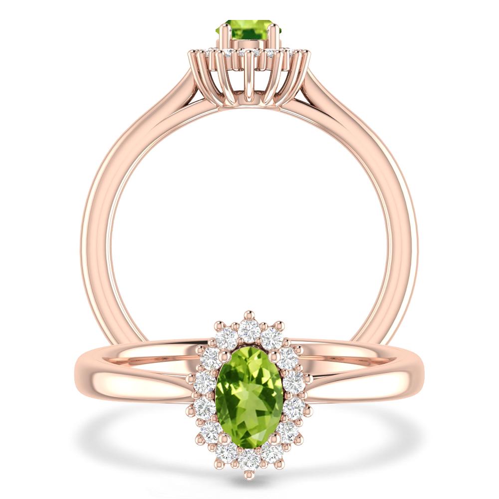 Rose Gold - Peridot