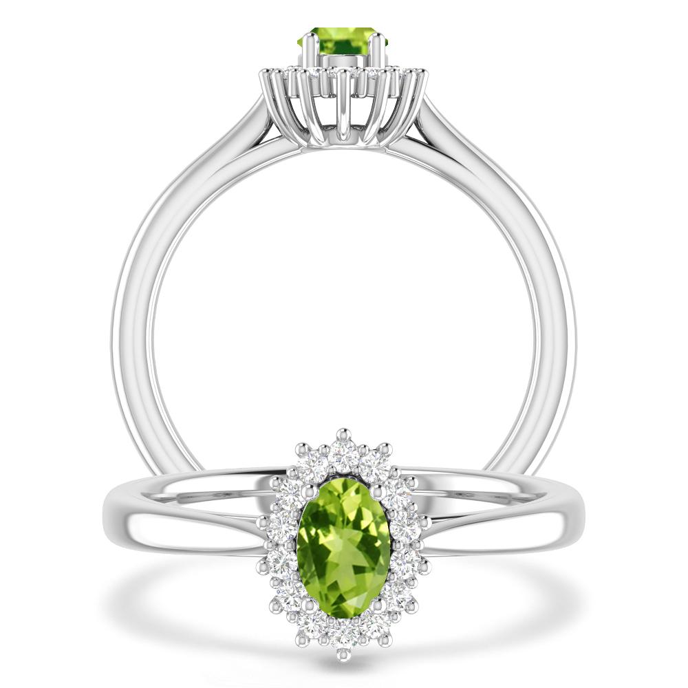 White Gold - Peridot