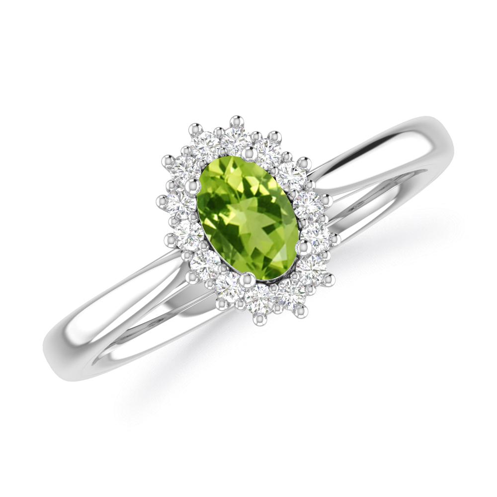 White Gold - Peridot