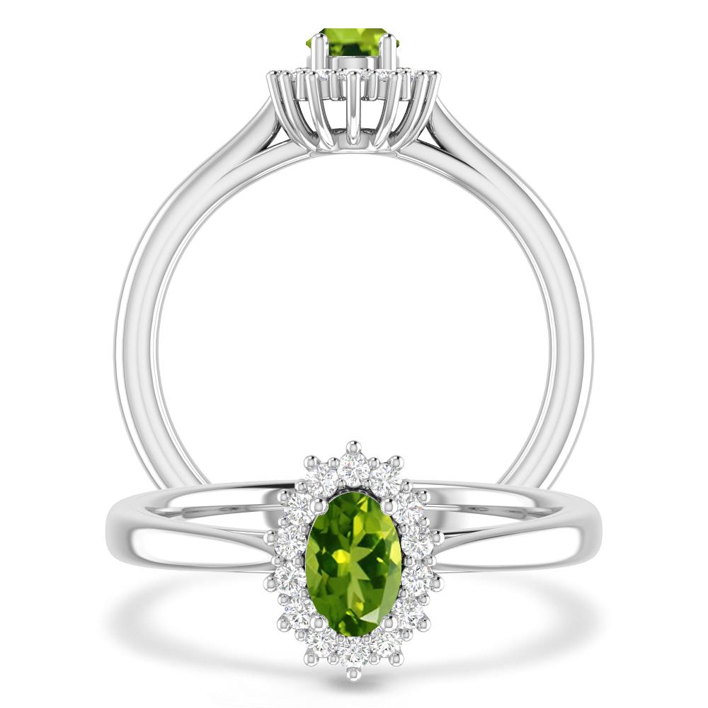 White Gold - Peridot