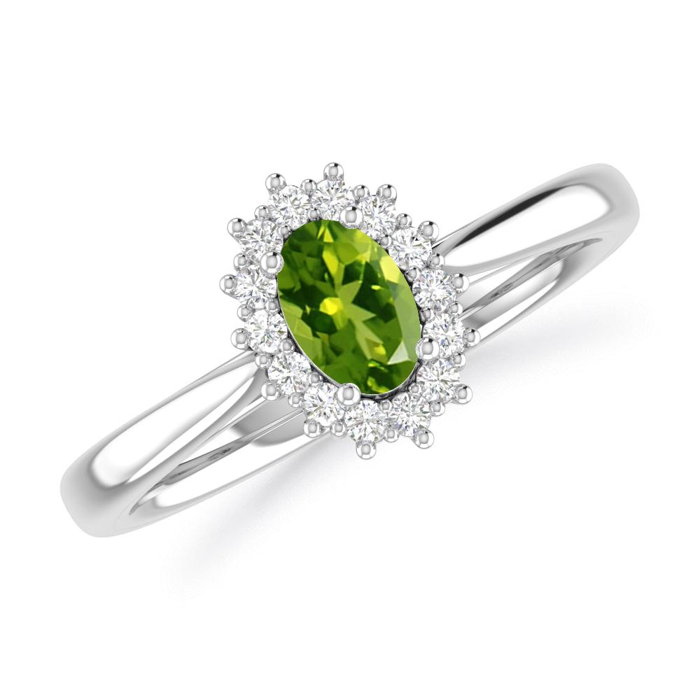 White Gold - Peridot